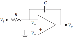 Integrating op-amp circuit