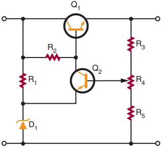 Basic feedback series regulator.