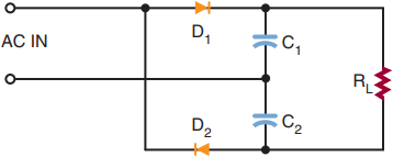 Full-wave voltage doubler.