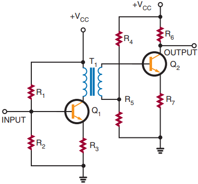 transformer coupling, coupling amplifier