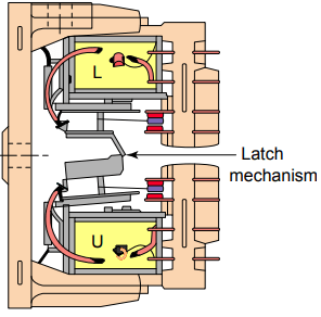latching relay working, how does a latching relay work