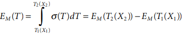 functional model of thermoelectric circuits