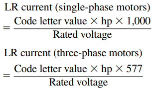 criteria for selection of motor