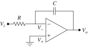  Integrating op-amp circuit