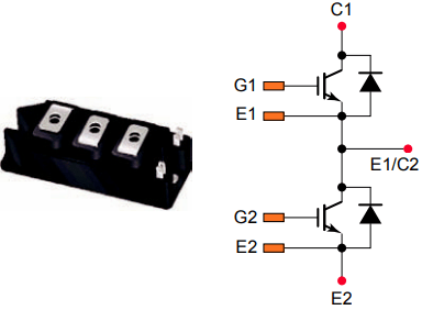  Insulated-gate bipolar transistor (IGBT) power module.